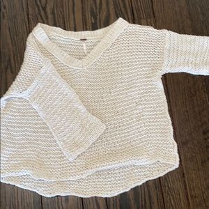 Free people cream sweater